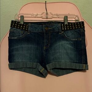 Candies Studded Denim Women's Shorts